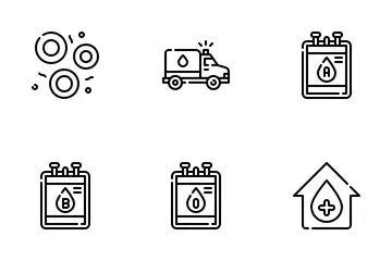 헌혈 아이콘 팩