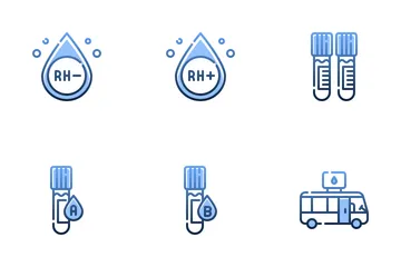 Blood Donation Icon Pack