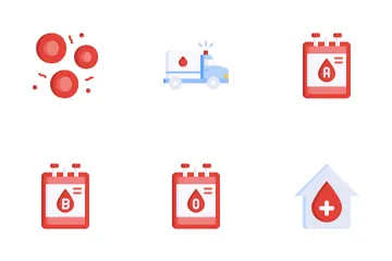 Blood Donation Icon Pack