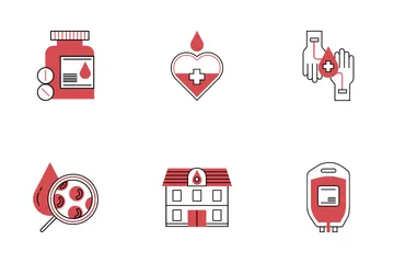 Blood Donation Icon Pack