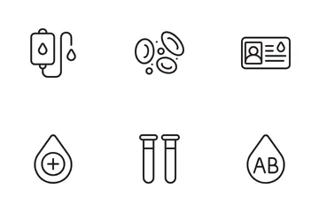 Blood Donation Icon Pack