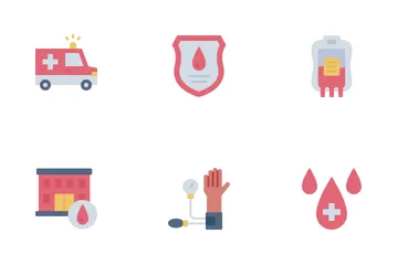 Blood Donation Icon Pack