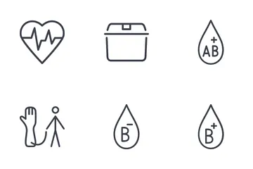 Blood Donation Icon Pack