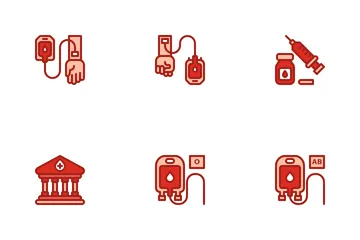 Blood Donation Icon Pack