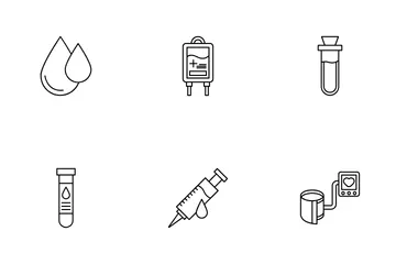 Blood Donation Icon Pack
