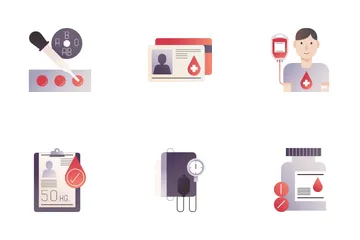 Blood Donation Icon Pack