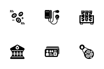 Blood Donation Icon Pack