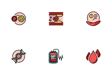 Blood Pressure Measuring Gadget Icon Pack