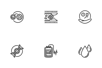 Blood Pressure Measuring Gadget Icon Pack