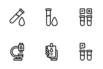 Blood Test Icon Pack