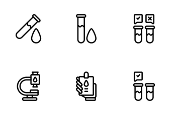 Blood Test Icon Pack