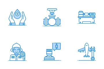 Blue Collar Jobs Icon Pack