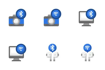 Bluetooth And Wifi Icon Pack