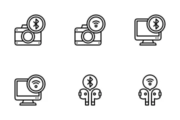 BluetoothとWifi アイコンパック