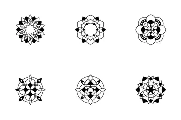 Blumenmandala Symbolpack