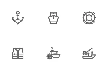 Boat & Ship Icon Pack