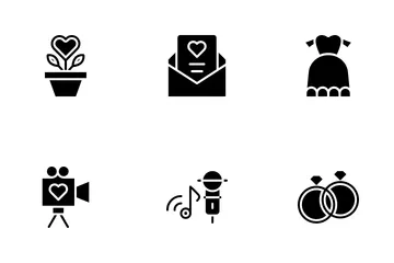 Boda Paquete de Iconos