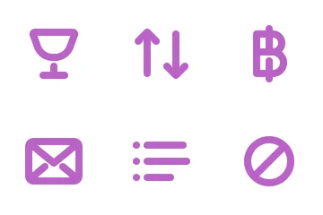 Bold Purple Icon Pack
