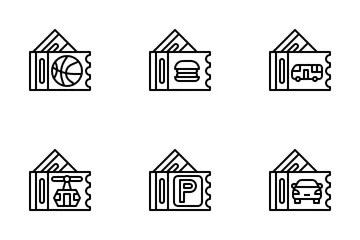 Boleto Paquete de Iconos