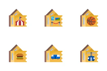 Boleto Paquete de Iconos