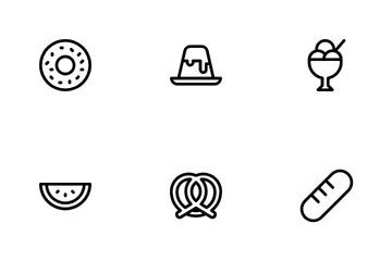 Bonbons et desserts Icon Pack