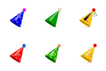 Bonés de aniversário Icon Pack