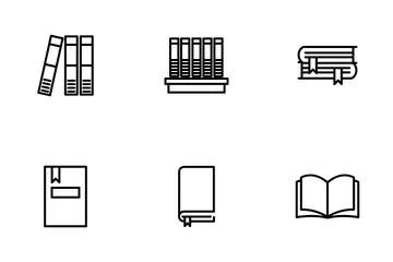 Book Collection Icon Pack