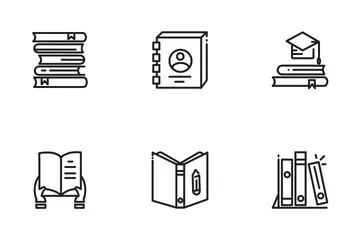 Book Library Icon Pack