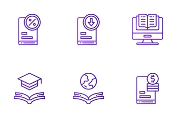 Book Store Icon Pack