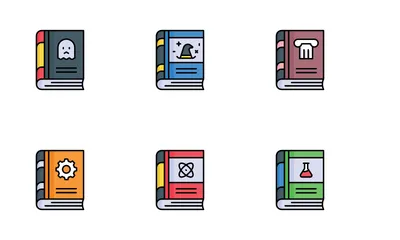 Book Store Icon Pack