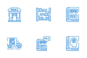 Book Store Icon Pack