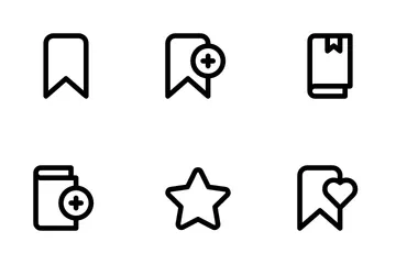 Bookmark And Tag Icon Pack