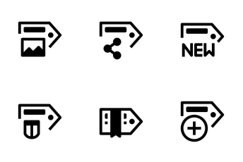 Bookmark And Tags Icon Pack