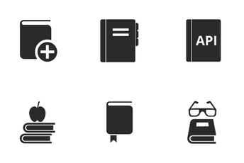 Books Elements Icon Pack