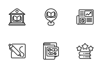 Bookstore Icon Pack