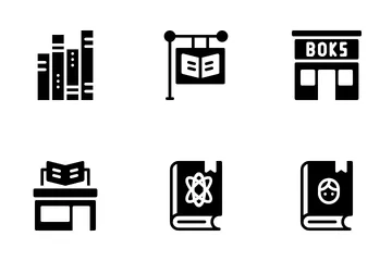 Bookstore Icon Pack