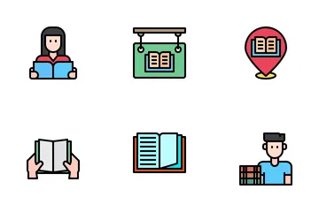 Bookstore Icon Pack