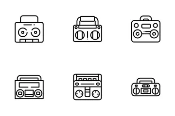 Boombox Icon Pack