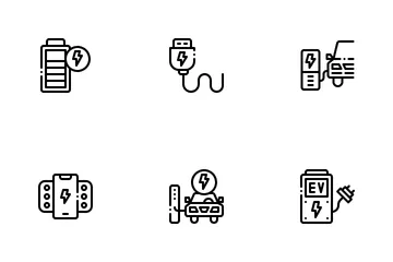 Bornes de recharge Pack d'Icônes