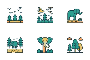 Bosque Paquete de Iconos