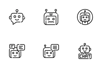 Bot de discussion Pack d'Icônes