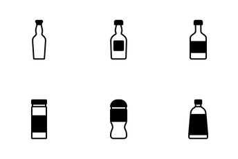 Bottle And Containers Icon Pack