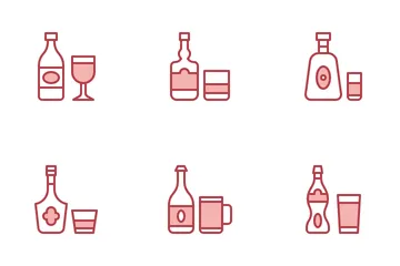 Bottle Glass Icon Pack