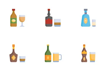 Bottle Glass Icon Pack