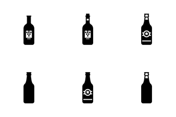 Bottles (Glyph) Icon Pack