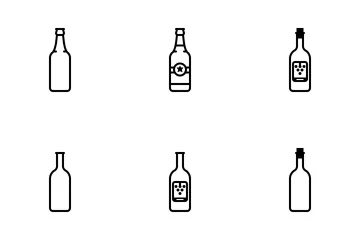 Bottles (Outline) Icon Pack