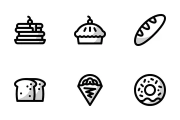 Boulangerie Pack d'Icônes