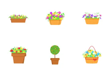 Bouquets Of Flowers Icon Pack