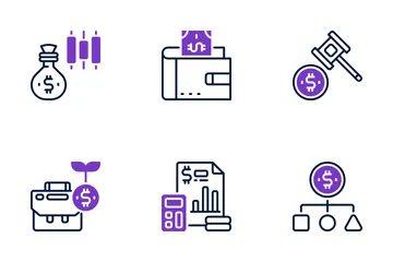 Stock trading Pack d'Icônes