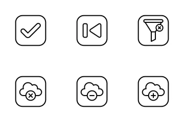 Bouton Web Pack d'Icônes
